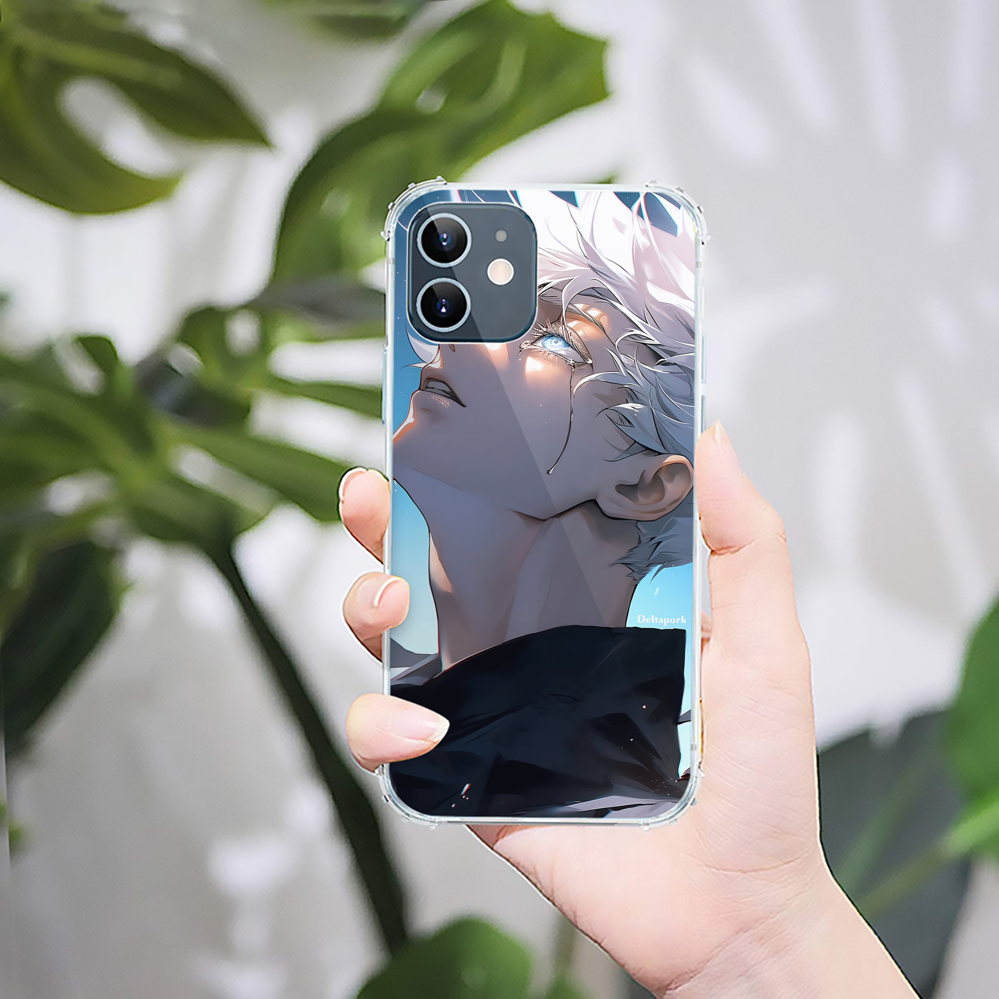 （画像用） 呪術廻戦 Jujutsu Kaisen 【iPhone 12シリーズ対応】透明スマホケース（クリアソフトケース）